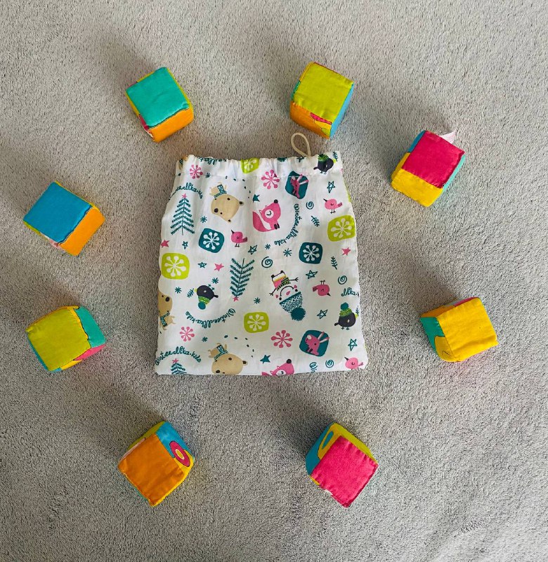 Мягкие кубики, 8 штук 3