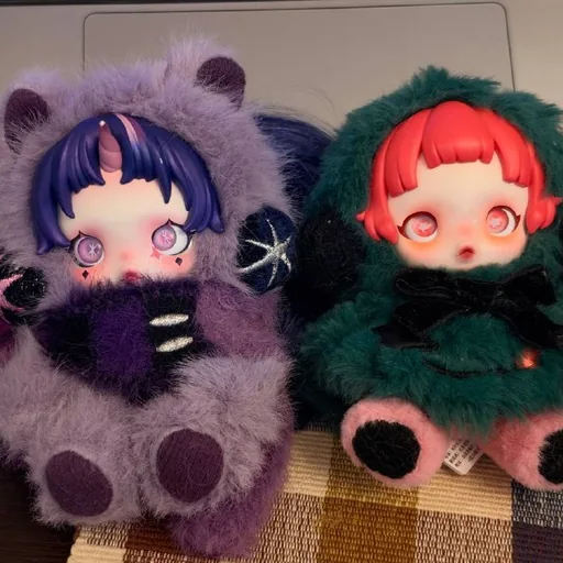 Фигурки Popmart, Skullpanda, Chaka, Hirono