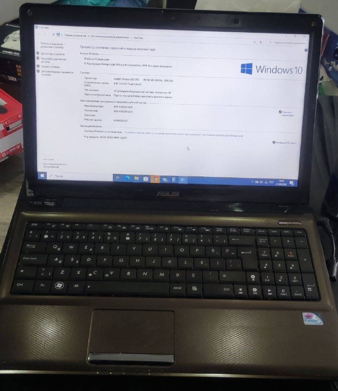 Ноутбук Asus, Сега с картриджами, мышка