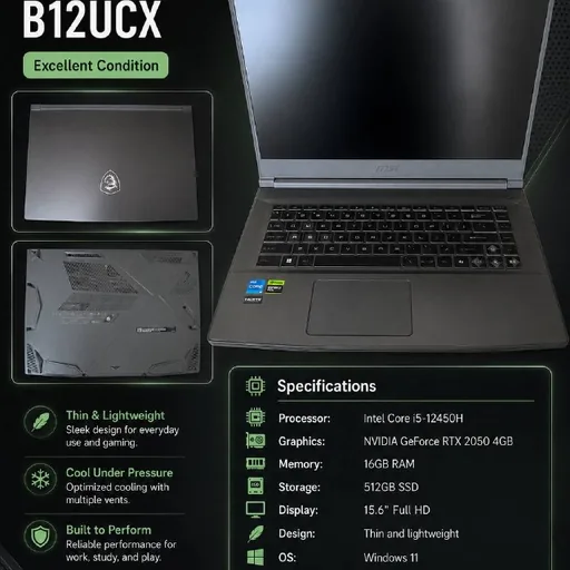 MSI Thin 15 B12UCX