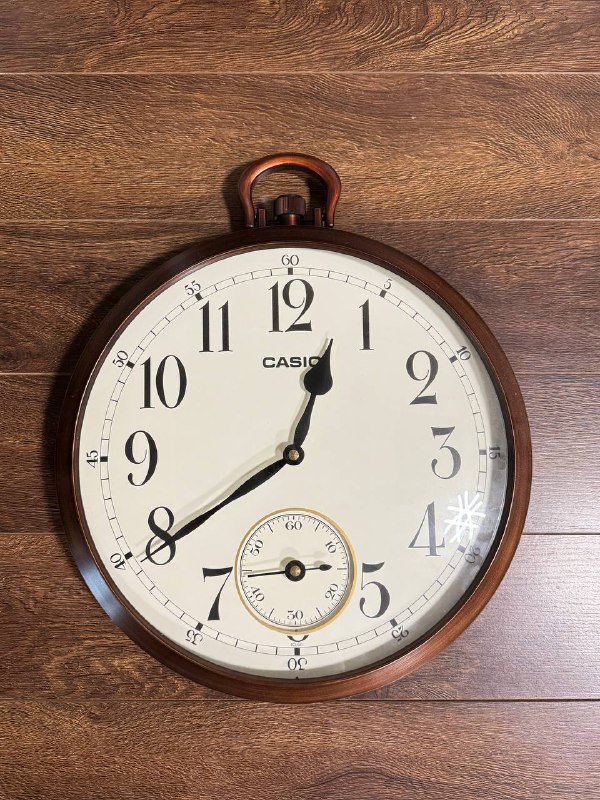 Настенные часы Casio диаметр 35 см