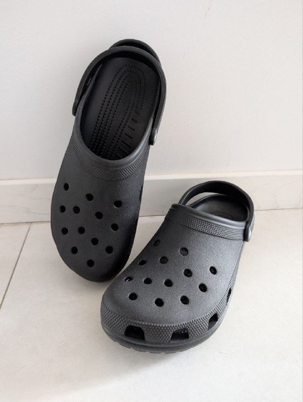 Кроксы Crocs классические черные мужские размер 15