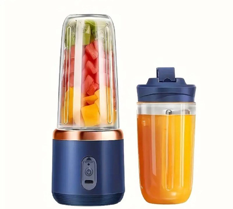 Соковыжималка и блендер 2-в-1, портативный