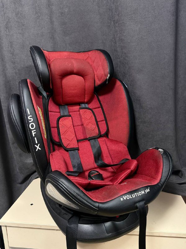 Автокресло isofix поворот 360° до 25 кг 2