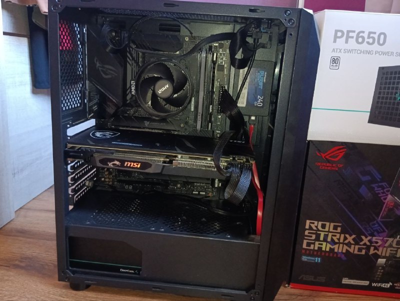 ПК с Ryzen 5 3600, RX 5600 XT, ROG STRIX X570-E GAMING WIFI II 2