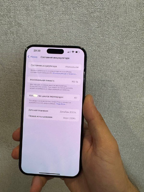 IPhone 15 Pro Max 256ГБ комплект 6