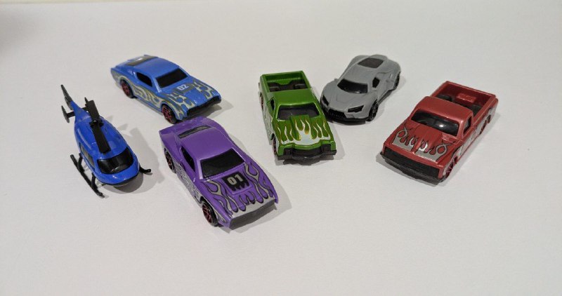 Машинки Hotwheels и вертолет набор 2
