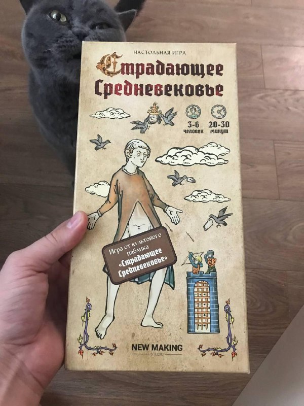 Настольная игра Страдающее Средневековье с дополнением