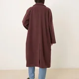 ASOS DESIGN чёрное, светло-бежевое и бордовое пальто 7