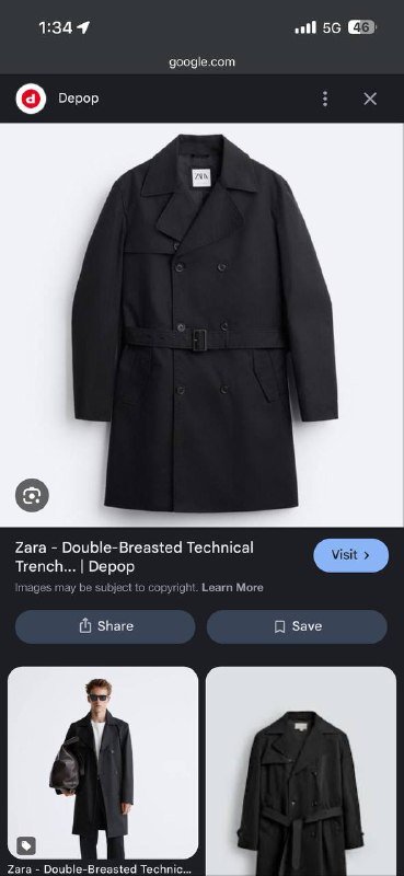 Водонепроницаемый плащ Zara