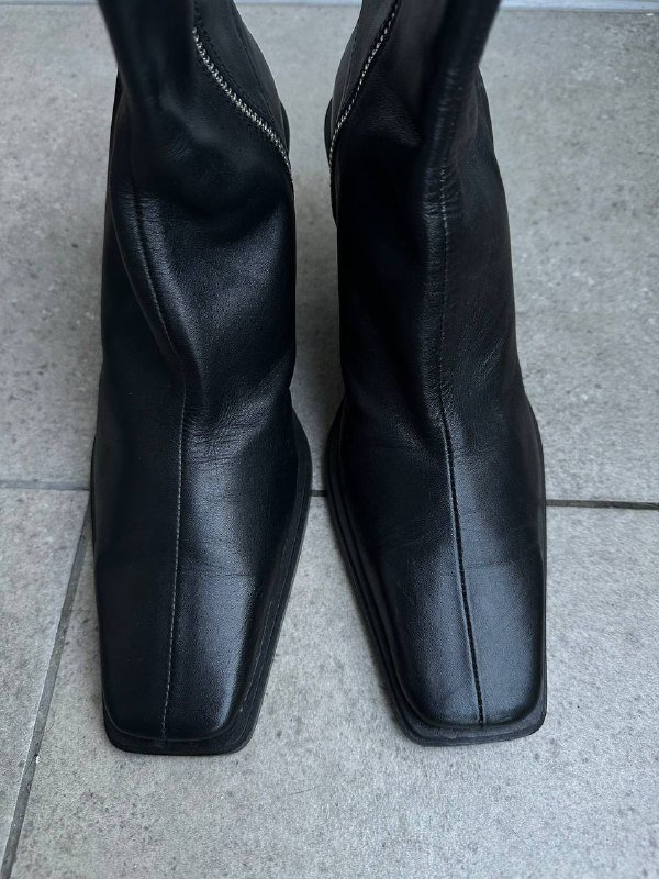 Ботинки Zara из натуральной кожи 37 размер 5