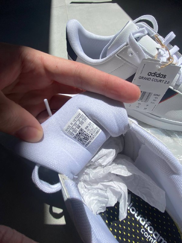 Adidas Grand Court 2.0 мужские кроссовки размер 46.5 4