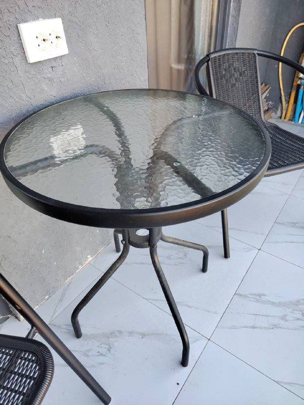 Кольцевая LED-лампа, баскетбольный мяч, комплект мебели для балкона 8