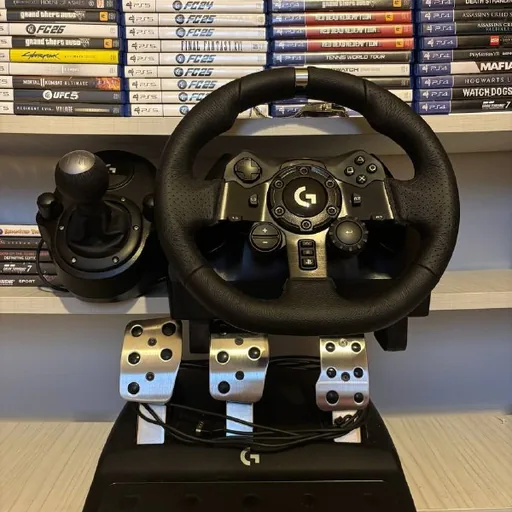 Logitech G23 საჭე პედლებით
