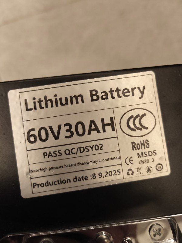 Курьерский электровелосипед 1000w 60v30ah новый 3