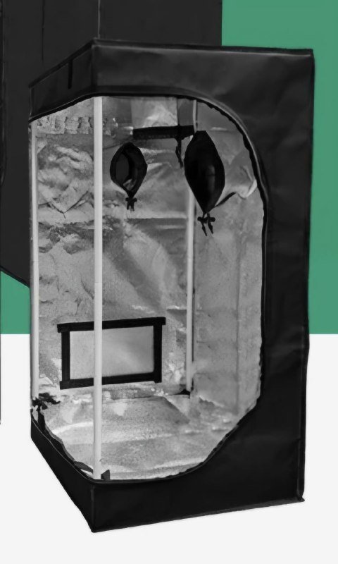 Светодиодная лампа для растений, гроубокс growtent 50×50×100 см 2