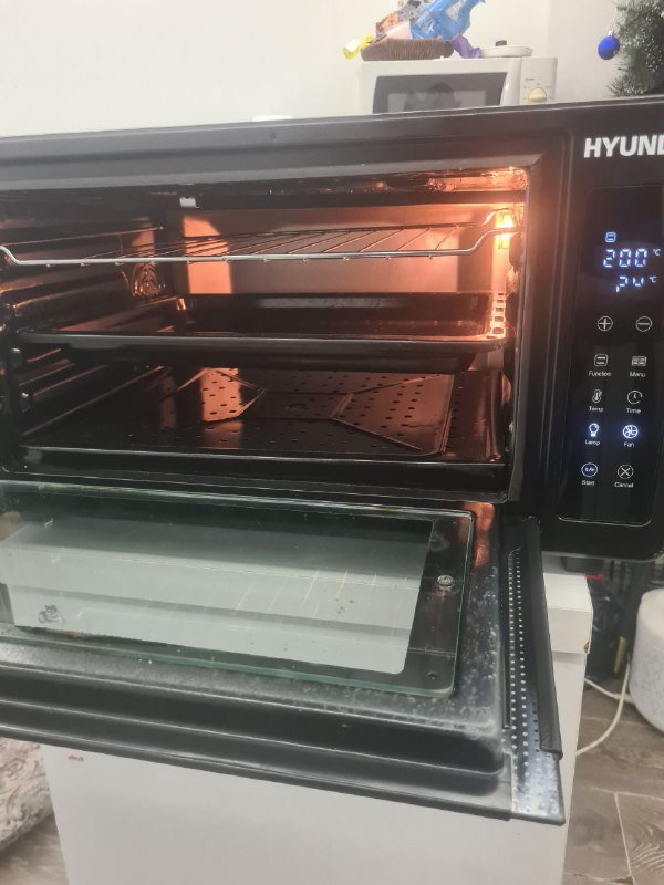 Сенсорная мини печь духовка Hyundai 48 литров