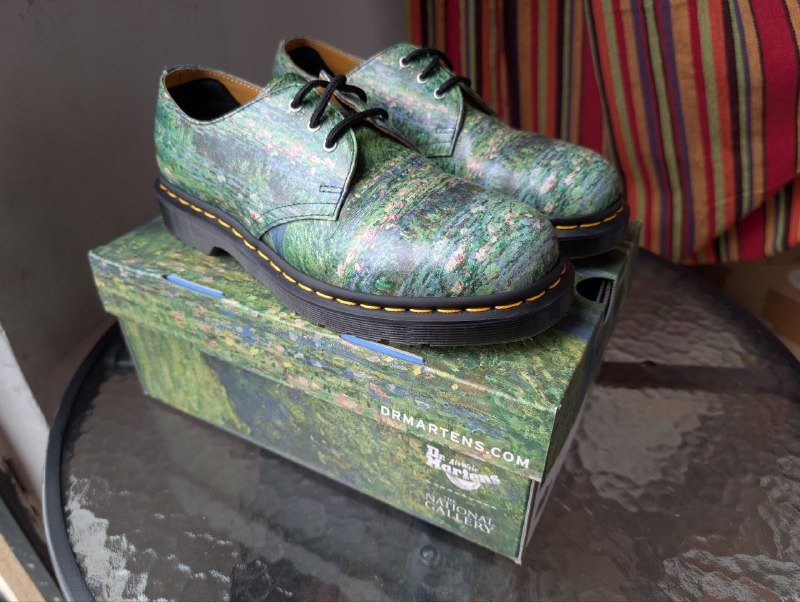 Женские ботинки Dr.Martens 1461 коллаб The National Gallery