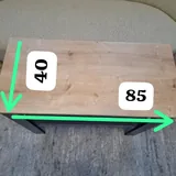 Журнальный столик с нижней полкой 3