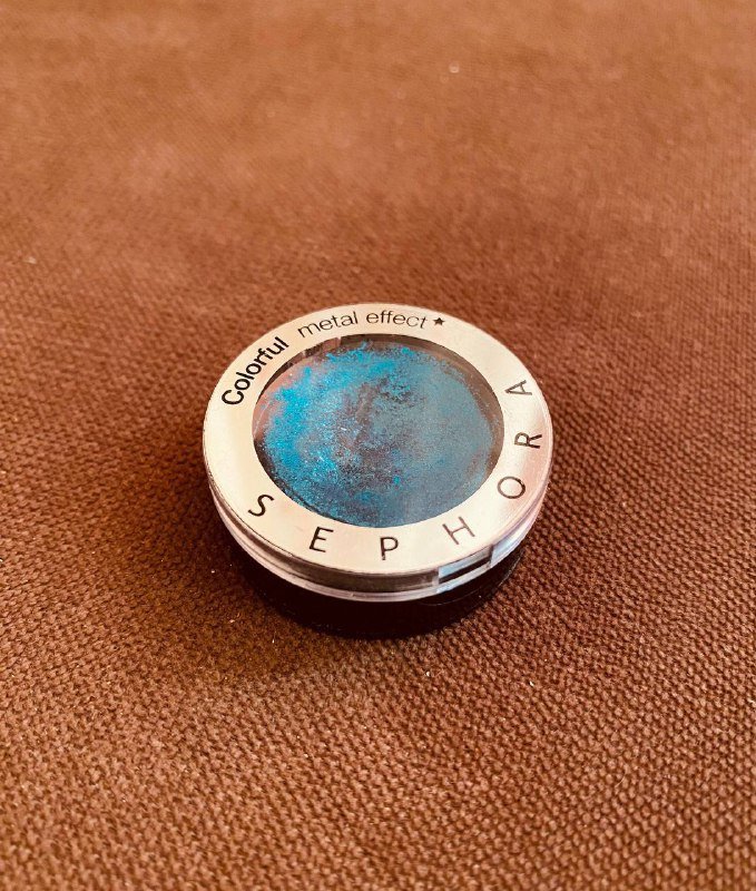 Тени запеченные Sephora металлический блеск