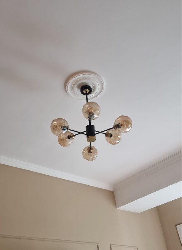 Раковина с краником, Люстра большая 10