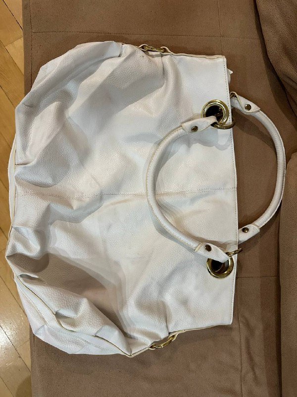 Женская кожаная сумка белая
