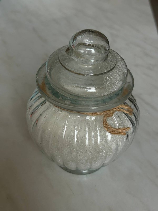 Сахарница стеклянная