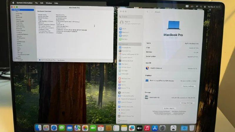 MacBook M1 Pro 16-inch, 32GB RAM, 512GB SSD 3