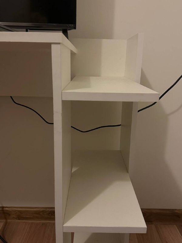 2 white work desks 3