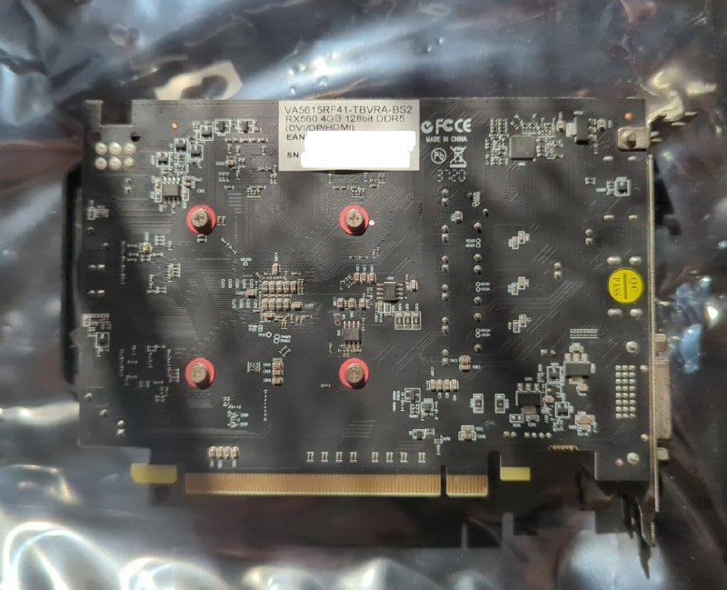 Видеокарта BioStar RX-560 4GB 2