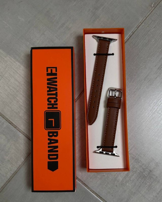 Ремешок на часы Apple Watch коричневый