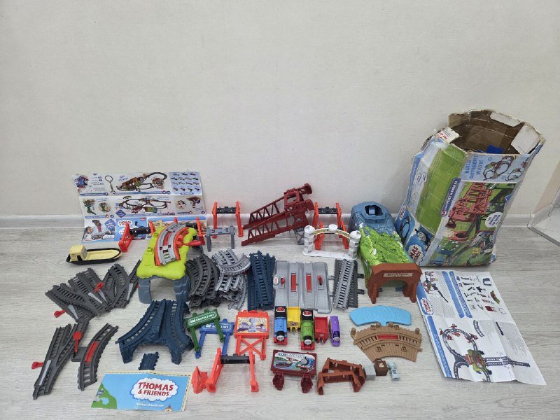 Корабль Imaginext, Поезд Томас (2 набора) игрушки 5