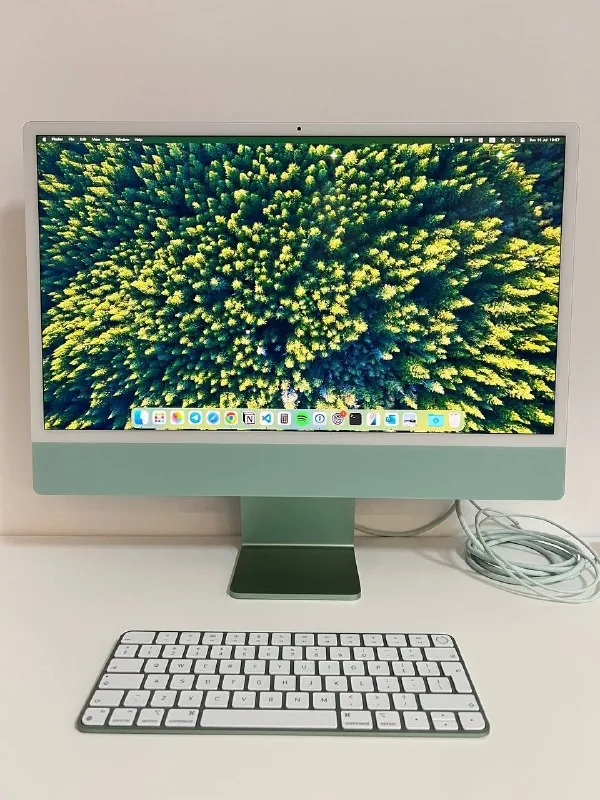 iMac 24 M1 8GB 256GB зеленый, Magic Keyboard, мышка 1