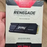 Оперативная память Corsair Vengeance RGB DDR5 32 ГБ, SSD Kingston FURY Renegade 500 ГБ 4