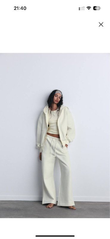 Костюм на флисе Zara женский