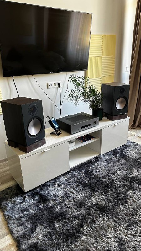 Акустика Monitor Audio Bronze 100, Усилитель Cambridge Audio CXA61, Акустические провода Pro-ject connect it LS E 1