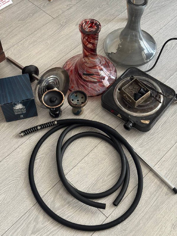 Простой кальян с комплектующими