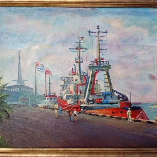 Картина Морской порт Батуми