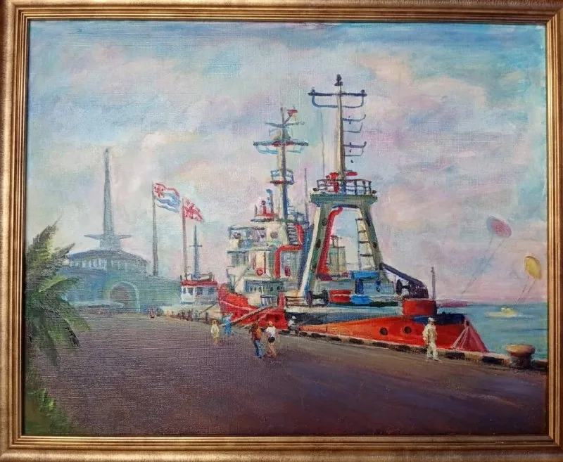 Картина Морской порт Батуми