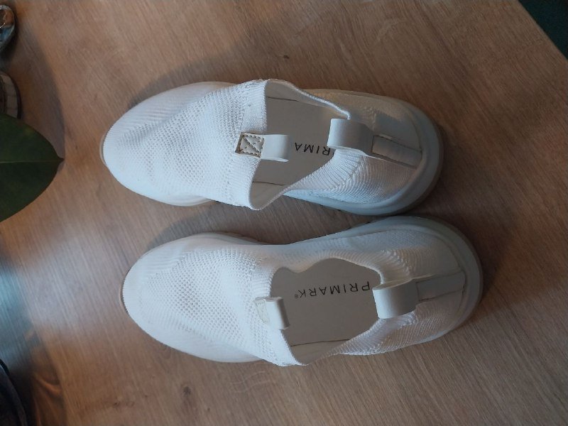 Женские кроссовки Primark размер 36 белые стрейч 5