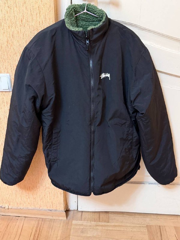 Stussy 8 Ball Sherpa, двусторонняя куртка 3