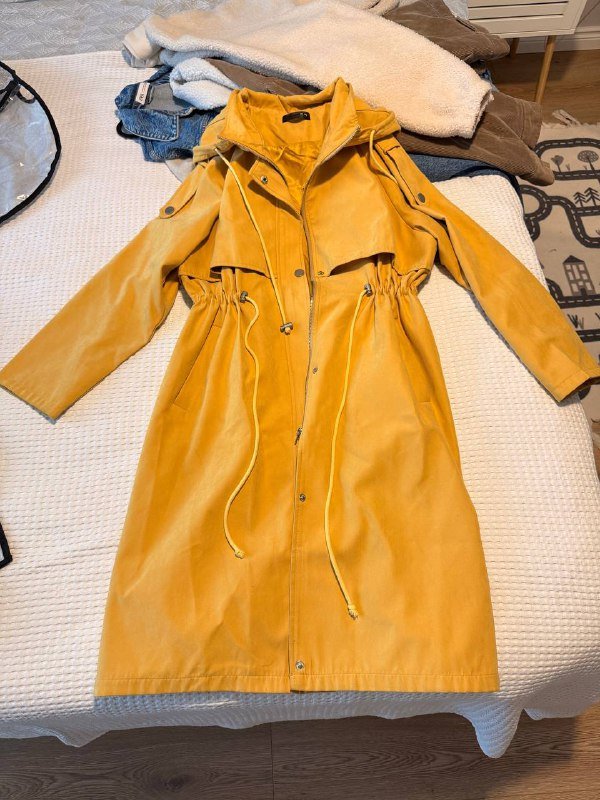 Джемпер ZARA, джинсовое платье ZARA, куртка ostin, бомбер oysho, тренч 5