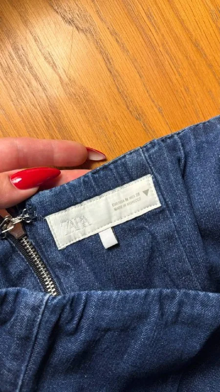 Джинсовое платье Zara, размер M 1
