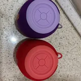 Мини колонки Miniso, красная и фиолетовая 2