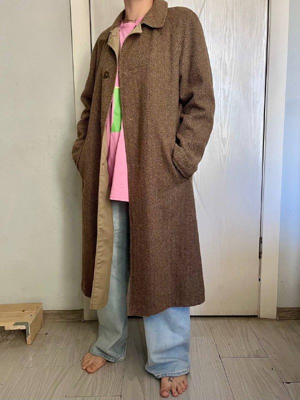 Тренч, плащ, пальто двусторонний, размер м