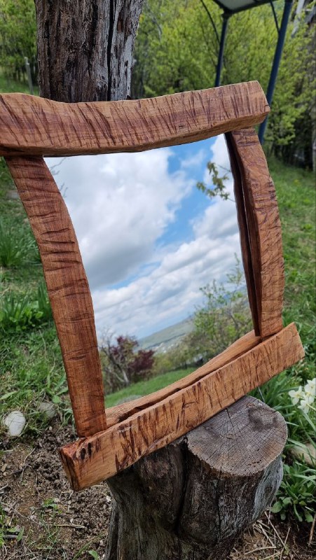 Зеркала деревянные 50x50, 55x55, 108x38 см 2