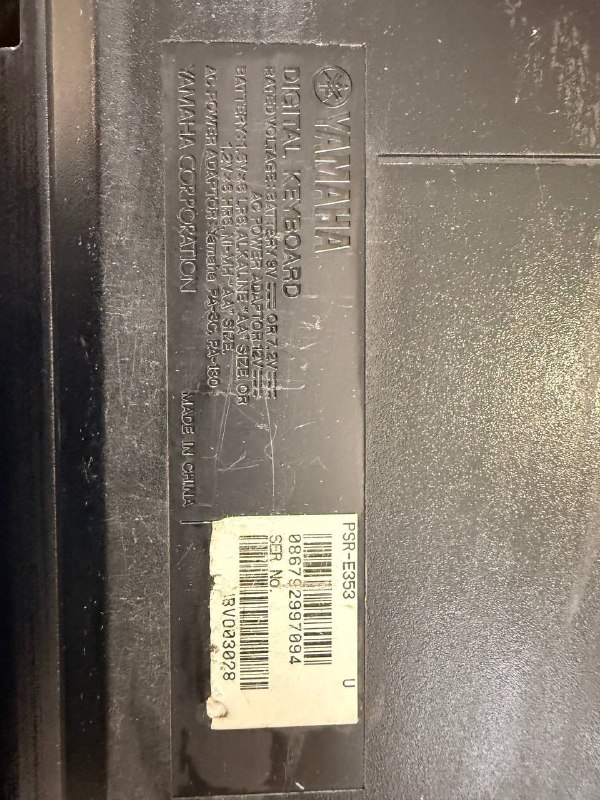 Синтезатор Yamaha PSR-E353 со стойкой 4
