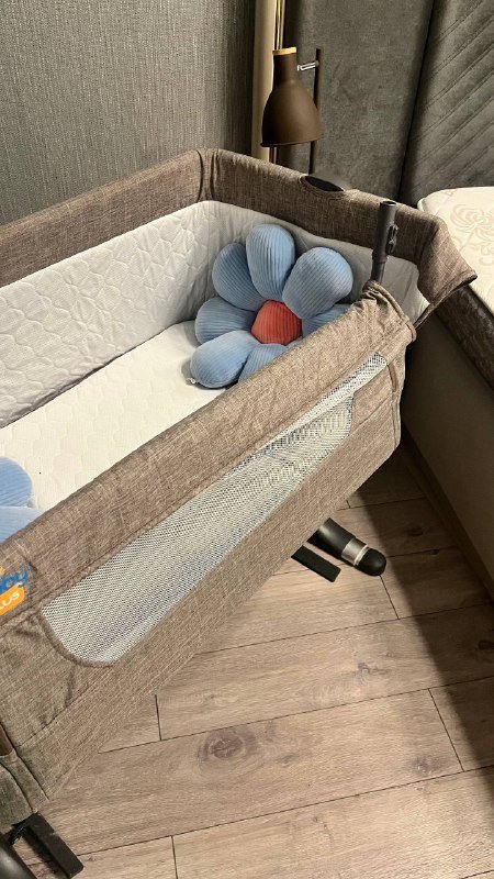 Приставная детская кроватка-манеж 2