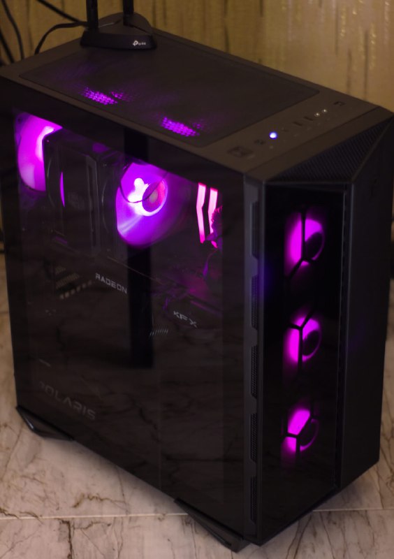 Компьютер с AMD Ryzen 7 5700X и Radeon RX 6700XT