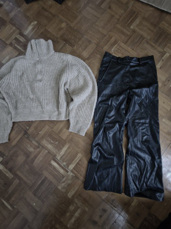 Куртка черная, кофты, джинсы, штаны, жилетка, обувь, шорты, юбка 2